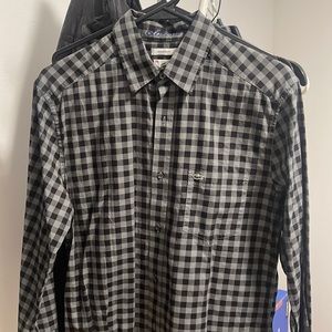 Lacoste black plaid shirt - Modern Fit